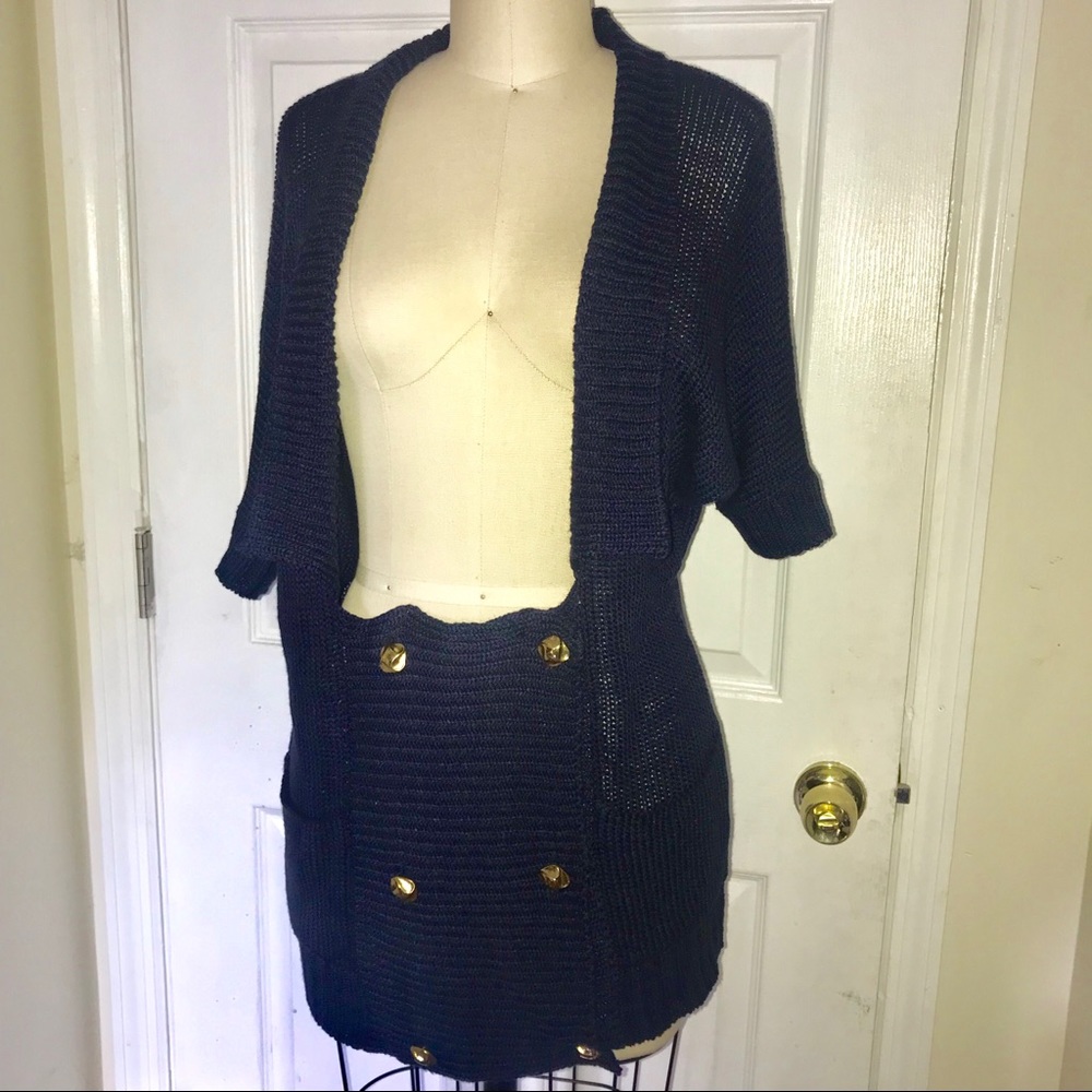 Isabel Lu Double Breasted Cardigan Sweater